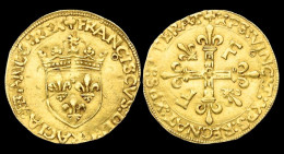 France François I écu D'or No Date - 1515-1547 Francisco I