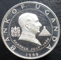 Uganda - 2 Shillings 1969 - Visita Di Papa Paolo VI - KM# 8 - Oeganda