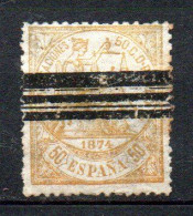 Col33 Espagne Spain 1874 N° 147 Oblitéré Cote : 11,00€ - Used Stamps