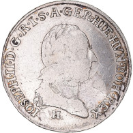 Monnaie, Pays-Bas Autrichiens, Joseph II, 1/4 Kronenthaler, 1788, Günzburg, TB - …-1795 : Période Ancienne