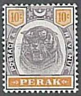 26858 - MALAYSIA Perak - STAMP - SG # 72 -  VLH Lightly Hinged WELL CENTERED - Perak