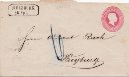 32852# BADEN WURTTEMBERG Obl SULZBURG Pour FREYSBURG ENTIER POSTAL GANZSACHE BADE WURTEMBERG - Entiers Postaux