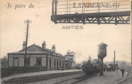 Landerneau           29           Je Pars De.. Gare. Train   .     ( Voir Scan) - Landerneau