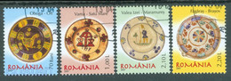 2007 Pottery I /Peasant Dishes,Rooster,Soldier,Roadside Cross,Folk Design,Romania,Mi.6180,VFU - Used Stamps