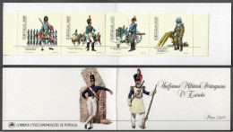 Portugal Booklet  Afinsa 33 - 1985 Portuguese Military Uniforms - ARMY MNH - Carnets