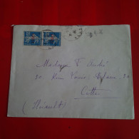 LETTRE ALGER DIRECTION DES DOUANES POUR SETE - Cartas & Documentos