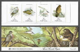 Portugal Booklet  Afinsa 65 - AZORES 1988 Endemic Birds MNH - Carnets