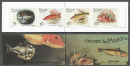 Portugal Booklet  Afinsa 69 - 1989 MADEIRA Fish MNH - Booklets