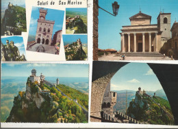 CPM , San Marino, Lot A 56, Lot De 10 Cartes , De San Marino , Toutes Scannées - San Marino