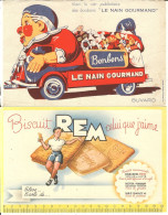 Le Nain Gourmand- Bonbons-biscuit Rem -buvard- - Cake & Candy