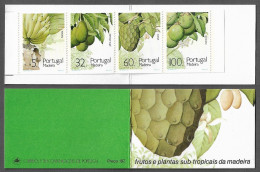 Portugal Booklet  Afinsa 73 - MADEIRA 1990 Fruits And Plants Of Subtropic Region MNH - Markenheftchen