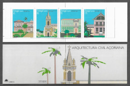 Portugal Booklet  Afinsa 98 - AZORES 1995 Architecture MNH - Carnets