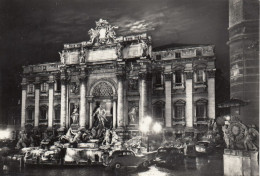 CARTOLINA  ROMA,LAZIO-FONTANA DI TREVI-STORIA,MEMORIA,CULTURA,RELIGIONE,IMPERO ROMANO,BELLA ITALIA,VIAGGIATA 1960 - Fontana Di Trevi