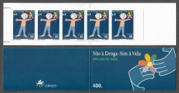Portugal Booklet  Afinsa 105 - 1997 Campaign Against Drugs MNH - Postzegelboekjes