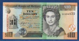 BELIZE - P.68b – 10 Dollars 2005 UNC, S/n DC094939 - Belice