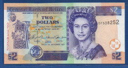 BELIZE - P.66c – 2 Dollars 2007 UNC, S/n DF338252 - Belize