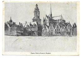 VEURNE  --  KASPAR-PLATZ IN FURNES IN FLANDERN - Veurne