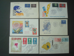 EUROPA 12 FDC / Nice Illustrated Covers / 2 SCANS - Sammlungen