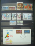 ANDORRA (FR) MNH** EUROPA 6 SETS + 1 FDC / Incl. 1968 - Verzamelingen