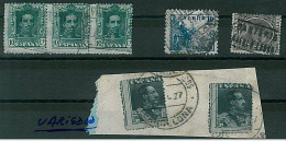 34695 - SPAIN   - STAMP ERROR -  SHIFTED PERFORATION - Small Lot - Errors & Oddities