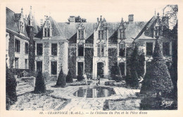 FRANCE - 49 - CHAMPTOCE - Le Château Du Pin Et La Pièce D'eau - Carte Postale Ancienne - Champtoceaux