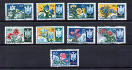 San Marino 1953 Set Flowers Stamps (Michel 503/11) Nice Used - Used Stamps