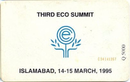 PAKMAP : WP06019 30 THIRD ECO SUMMIT ISLAMABAD 14/3/95 USED - Pakistán