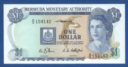 BERMUDA - P.28d – 1 Dollar 1988 UNC , S/n A/9 159142 - Bermudes