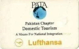 PAKMAP : WP07046 30 PATA LUFTHANSA Pakistan Chapter Domestictourism USED - Pakistán