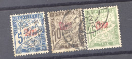 Chine  -  Taxes  :  Yv  1-3  (o) - Postage Due