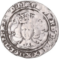 Monnaie, Grande-Bretagne, Edward III, Gros, 1327-1377, Londres, TB+, Argent - 1066-1485 : Vroege Middeleeuwen