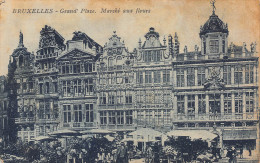 BRUXELLES - Grand'Place.  Marché Aux Fleurs - Marktpleinen, Pleinen