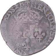 Monnaie, France, Henri III, Double Sol Parisis, 1582, Montpellier, TB, Billon - 1574-1589 Henry III