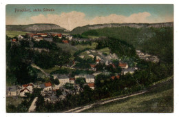 Allemagne-- BAD SCHANDAU --1916--Porschdorf ,Saechs, Schweiz--Total...colorisée - Bad Schandau