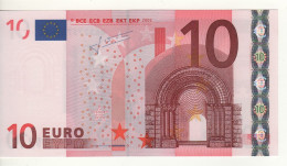 10 EURO  "N"  Austria     Firma Trichet    F 020 C6  /  FDS - UNC - 10 Euro