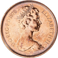 Monnaie, Grande-Bretagne, Elizabeth II, 2 New Pence, 1976, SPL, Bronze, KM:916 - 2 Pence & 2 New Pence