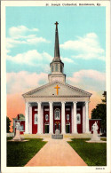 Kentucky Bardstown St Joseph Cathedral Curteich - Otros & Sin Clasificación