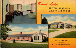 Kentucky Shively The Sunset Lodge 1953 Curteich - Autres & Non Classés