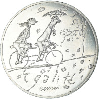 France, 10 Euro, 2014, Sempé Egalité Automne, SPL+, Argent - Francia