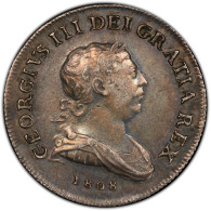 Monnaie Gradée PCGS XF45 : Royaume-Uni Georges III 30 Pence 1808 Banque DIrlande - Autres & Non Classés