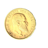 Allemagne-Royaume De Wurtemberg 20 Mark 1894- Stuttgart - 5, 10 & 20 Mark Oro