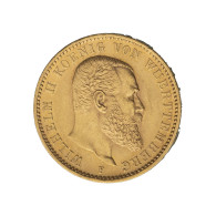 Allemagne 20 Mark 1894 Royaume De Wurtemberg- Stuttgart - 5, 10 & 20 Mark Gold