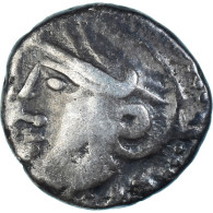 Monnaie, Éduens, Denier à La Tête Casquée, 80-50 BC, TTB, Argent - Gauloises