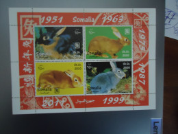 CHINA  MNH STAMPS SHEET ANIMALS RABBITS  CHINA  YEAR - Lapins