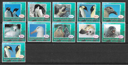 Ross 1994-5 New Zealand MiNr. 21 - 31 Neuseeland Ross-Gebiet  BIRDS Penguins Marine Mammals 11v MNH** 16,00 € - Nuovi