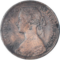 Monnaie, Grande-Bretagne, Victoria, Farthing, 1872, TTB, Bronze, KM:747.2 - B. 1 Farthing