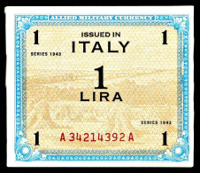 A8 ITALIE   BILLETS DU MONDE   BANKNOTES  1 LIRA 1943 - Other & Unclassified