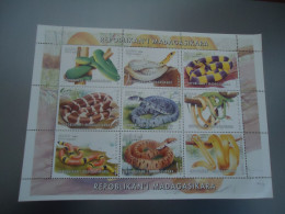 SNAKE  MNH STAMPS SHEET  REPTILES SNAKES - Serpents