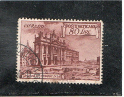 VATICAN    1949  Y.T. N° 12  Oblitéré - Priority Mail