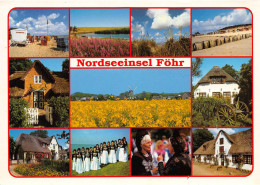 Nordseeinsel Föhr Mehrbildkarte Gelaufen 1994 - Föhr